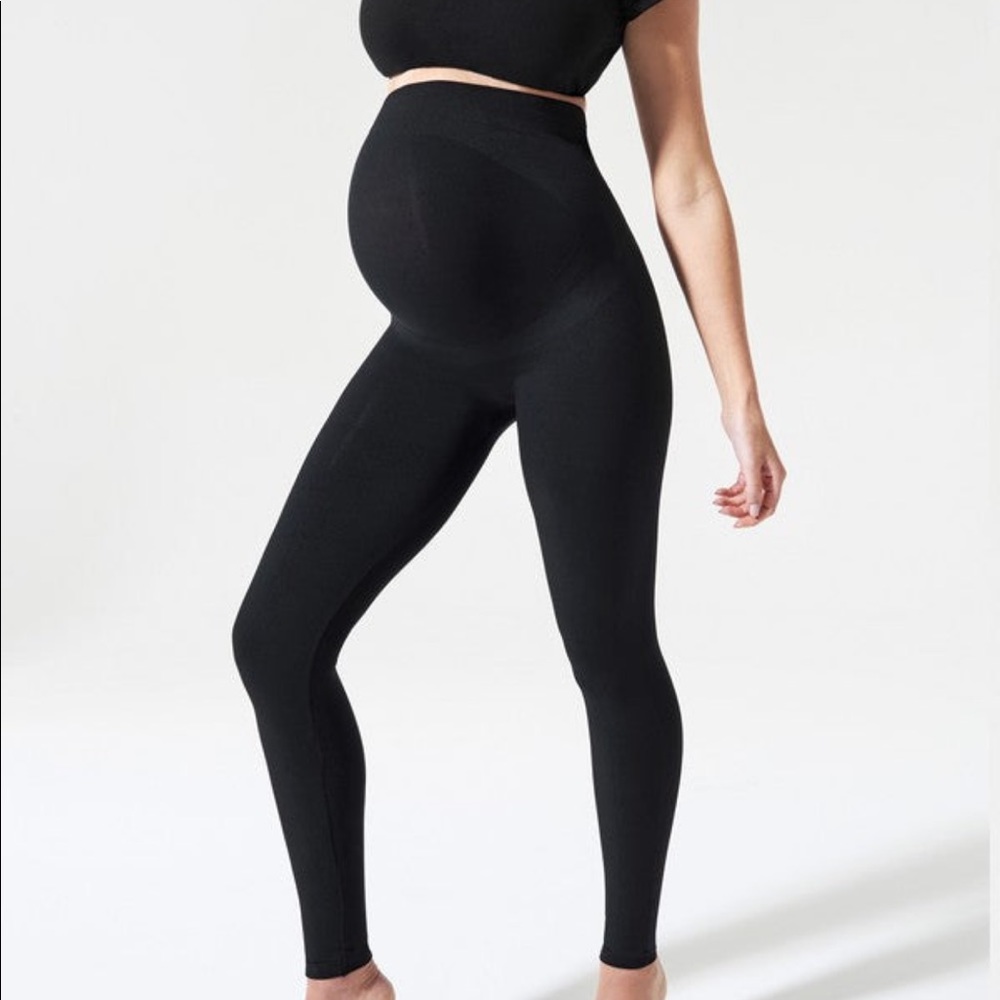 BLANQI EVERYDAY maternity leggings black size small